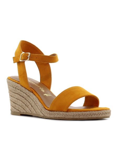 Tamaris mango sandale cu pene pentru femei-01