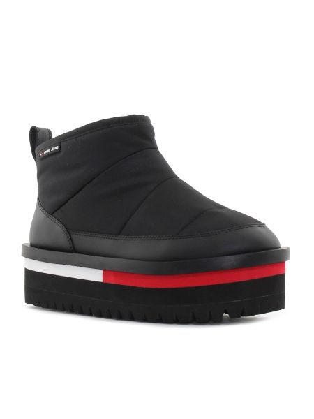 Tommy Hilfiger TJW Nylon Flatform cizme de gleznă pentru femei-01