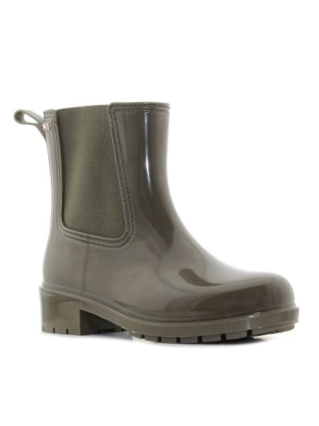 Tommy Hilfiger Flag Rainboot keki cizme de cauciuc pentru femei-01