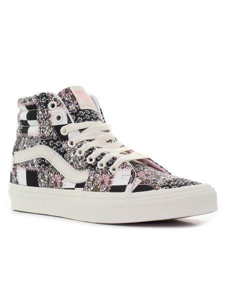 Vans Sk8-Hi florale imprimare femei pantofi-01