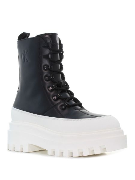 Calvin Klein Flatform Lace Up cizme pentru femei-01