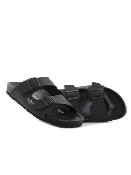 Pepe - Jeans Bio Royal Double negru bărbați slipperi