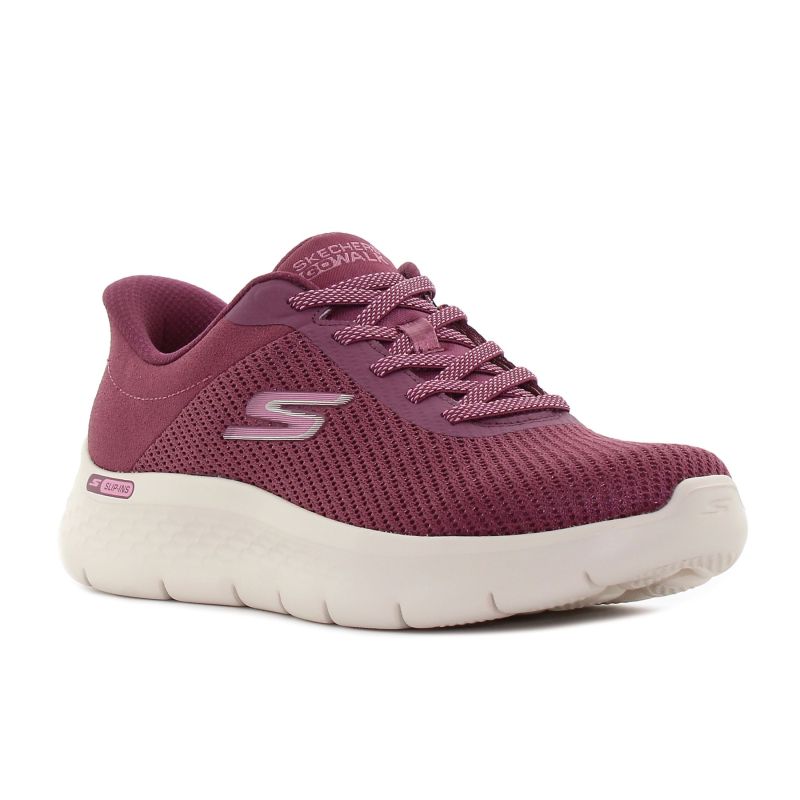 Skechers - GO Walk Flex Carla vörös női sneaker -125516-BURG