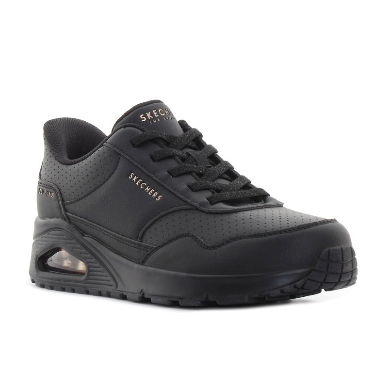 Skechers - Slip-Ins Uno Banksia Luxe fekete női sneaker