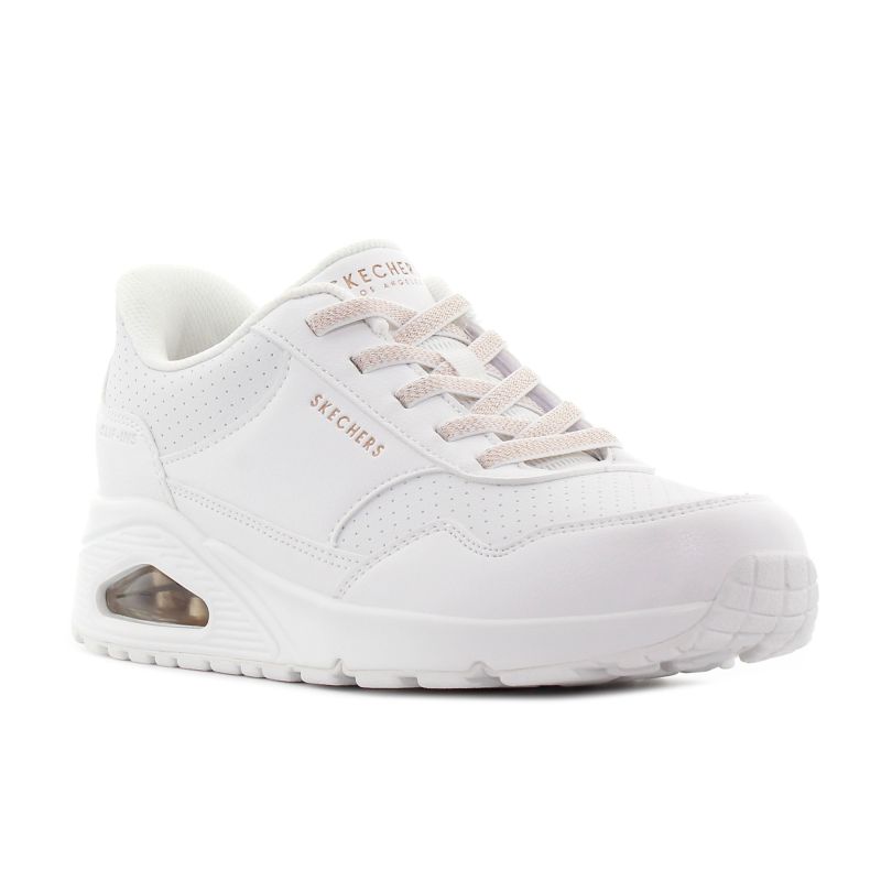 Skechers - Slip-Ins Uno Banksia Luxe fehér női sneaker