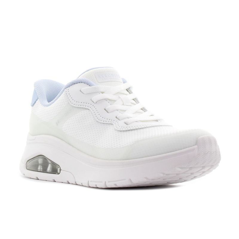 Skechers - Slip-Ins Uno Flex Step N Knit fehér női fitnesz cipő