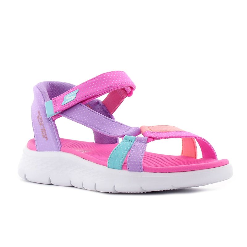 Skechers - Slip-Ins GO Walk Flex Sandal Lots Of Sole rózsaszín lány szandál