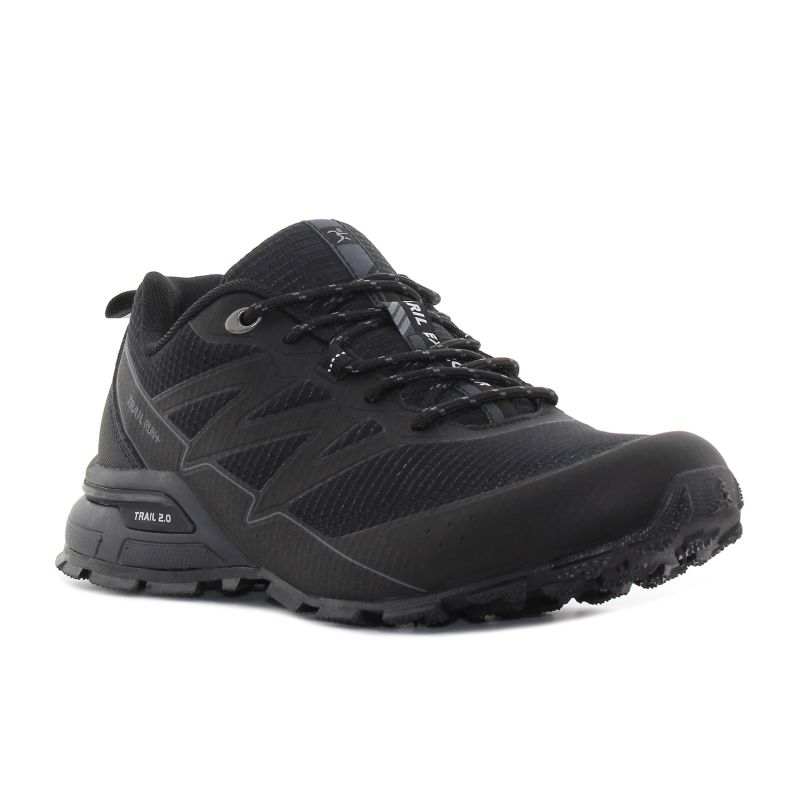Knup - Trail Run fekete férfi sneaker