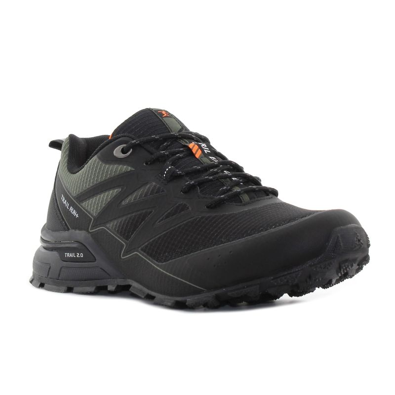 Knup - Trail Run fekete férfi sneaker
