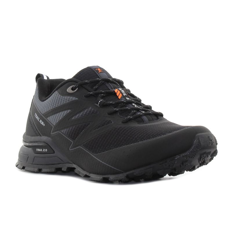 Knup - Trail Run fekete férfi sneaker