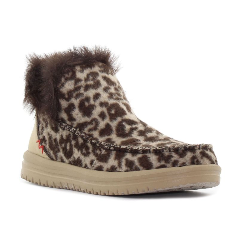 HeyDude - Camden Brushed barna női csizma -44279-90L