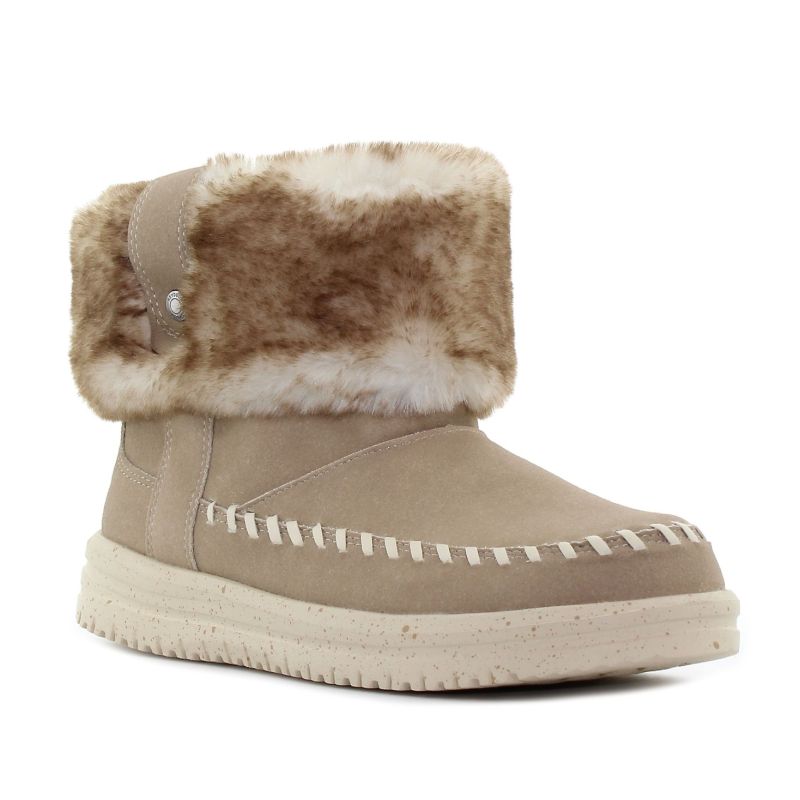 HeyDude - Classic Camden Cuff bézs női csizma -44283-684