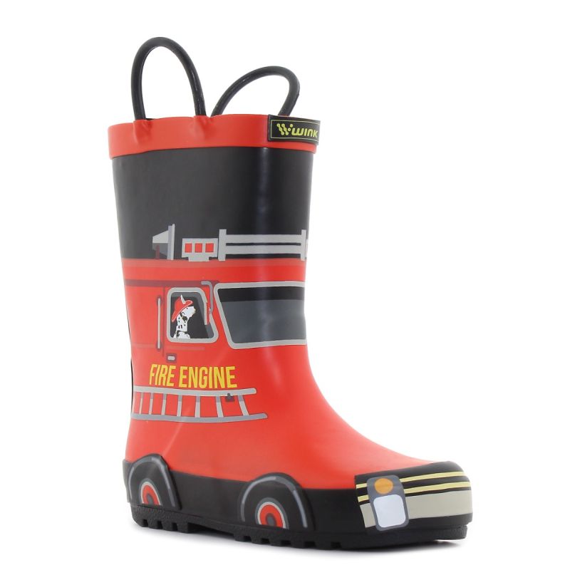 Wink - Aqqo piros fiú baba gumicsizma