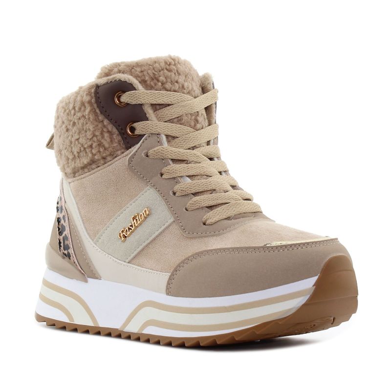 Yolera - Snow bézs női bakancs -EX5623-3KH
