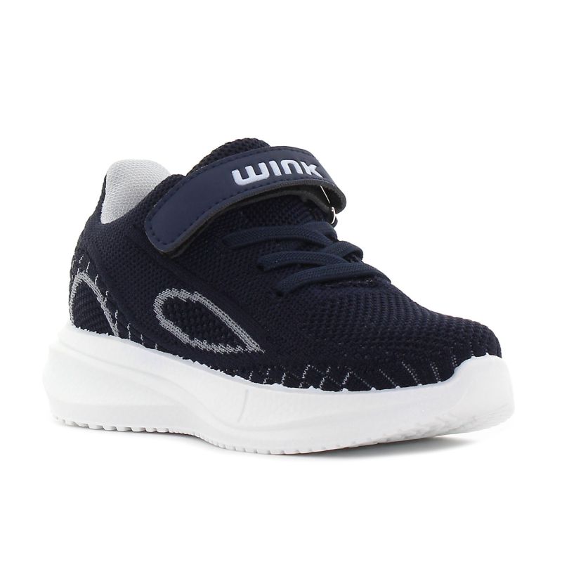 Wink - Sylon sötétkék fiú sneaker