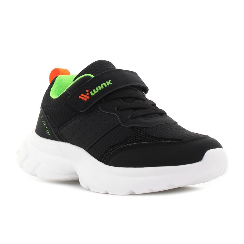Wink - Nelyn fekete lány tépőzáras sneaker -FD61174-1GY