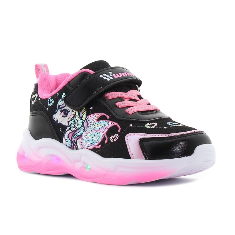 Wink - Ylla fekete lány sneaker -FE61006-5GY