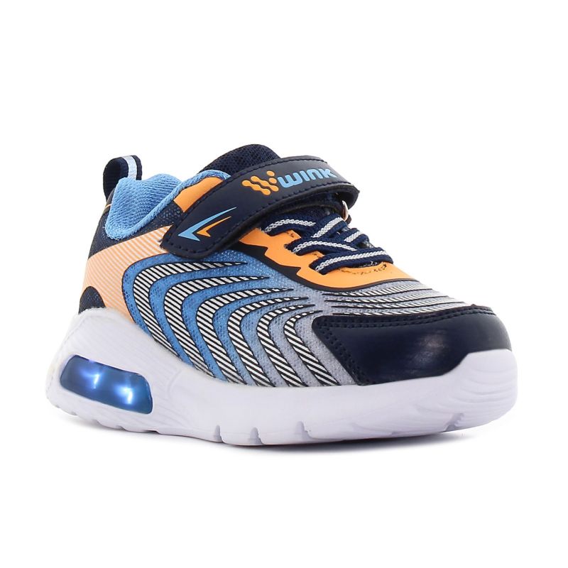 Wink - Zonux sötétkék fiú baba villogó sneaker -FE61024-1B