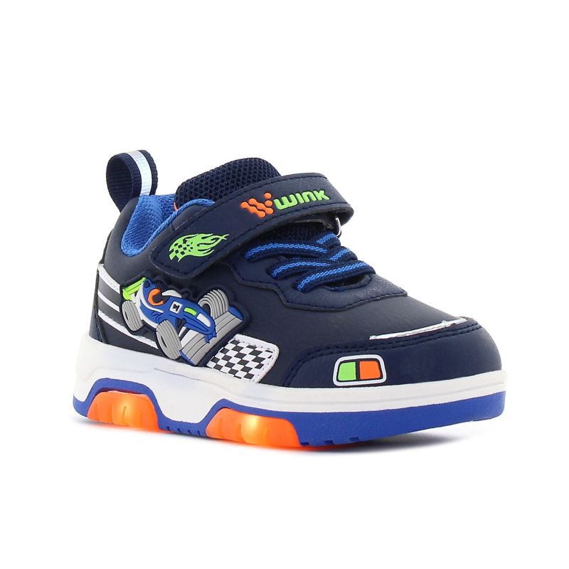 Wink - Durlan sötétkék fiú baba sneaker