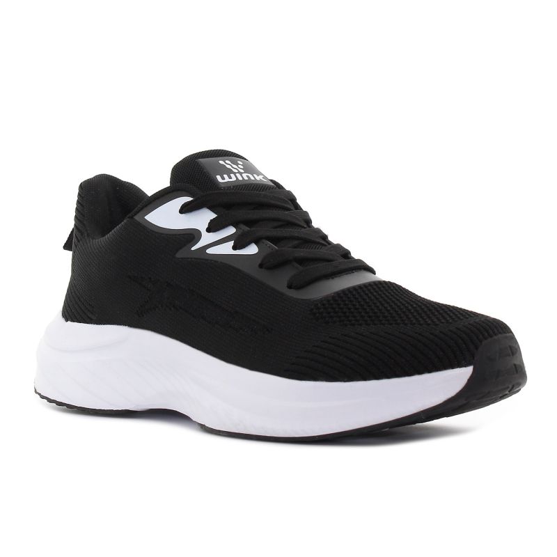 Wink - Vallar fekete férfi fitnesz cipő futócipő