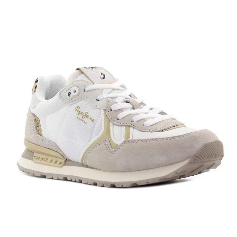 Pepe - Jeans Brit Glen bézs női sneaker