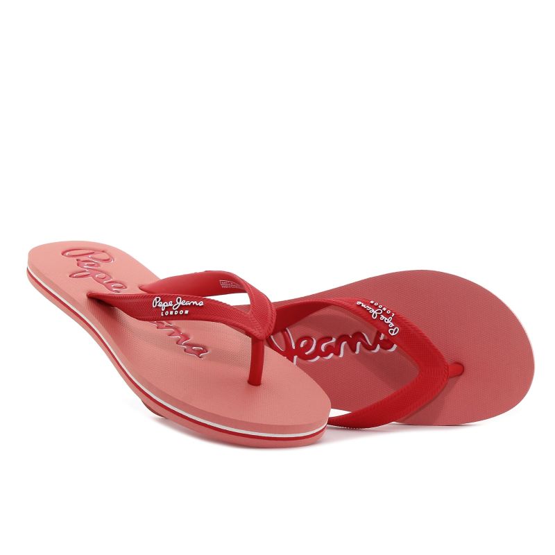 Pepe - Jeans Bay Beach Sun piros női papucs