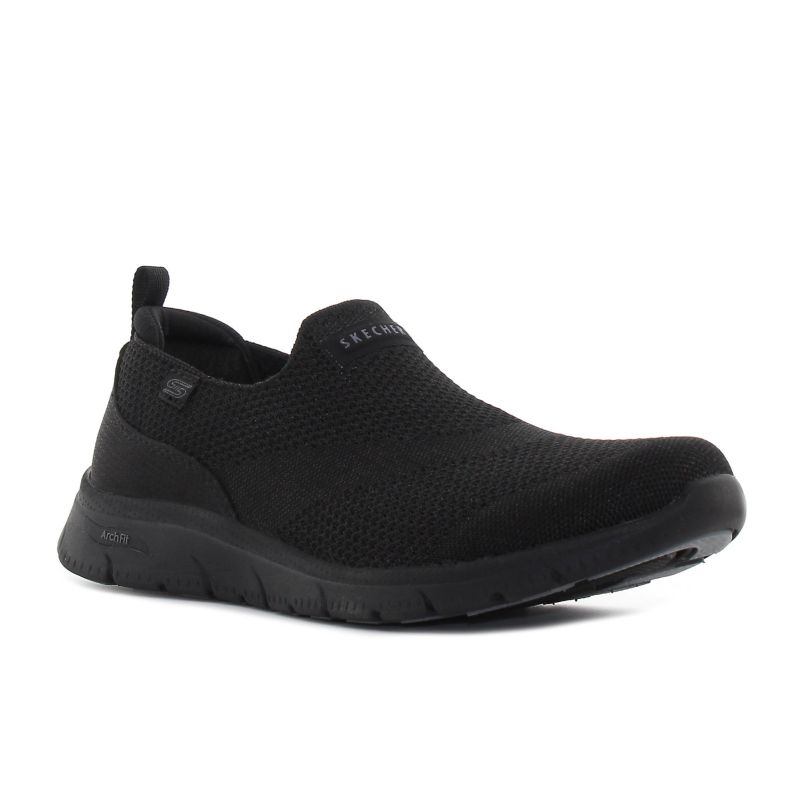 Skechers - Arch Fit 2.0 Cascade fekete női fitnesz cipő bebújós cipő