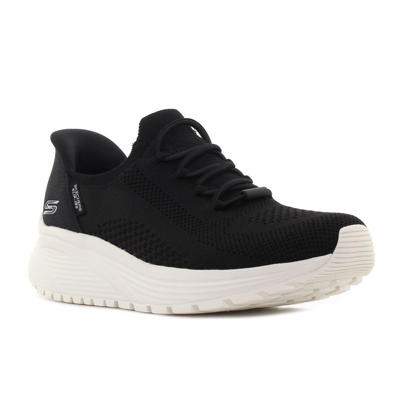 Skechers - Bobs Sparrow 2.0 Lucky Run fekete női bebújós cipő