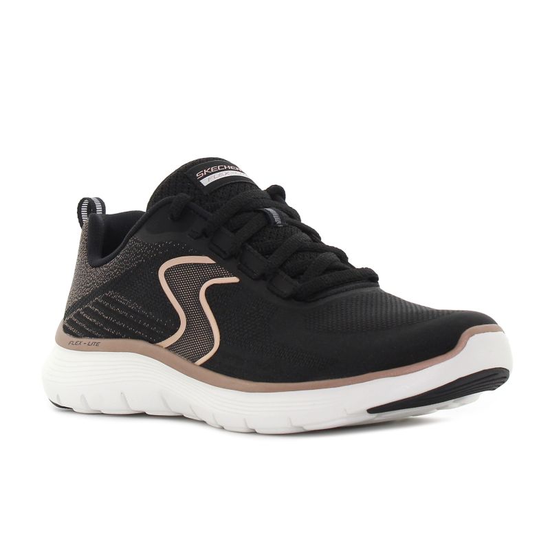 Skechers - Flex Appeal 5.0 Luxe Glow fekete női fitnesz cipő