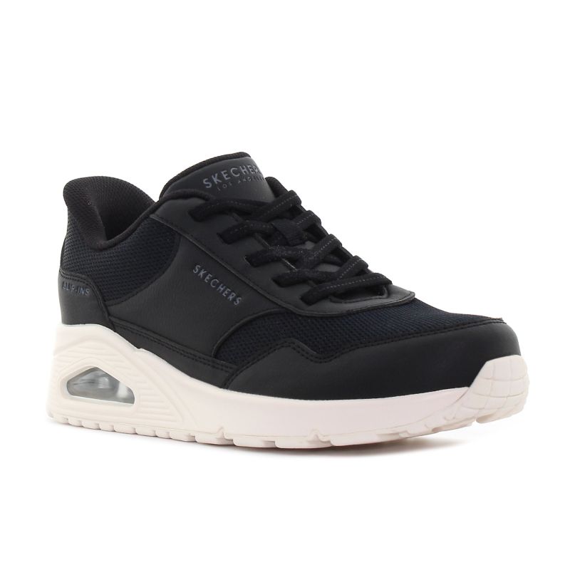Skechers - Slip-Ins Uno Banksia fekete női sneaker