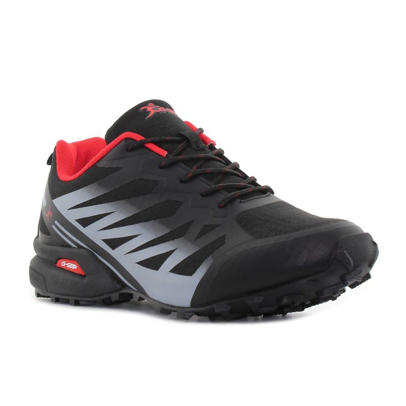 Knup - G-Sep - Outdoor fekete-piros férfi cipő