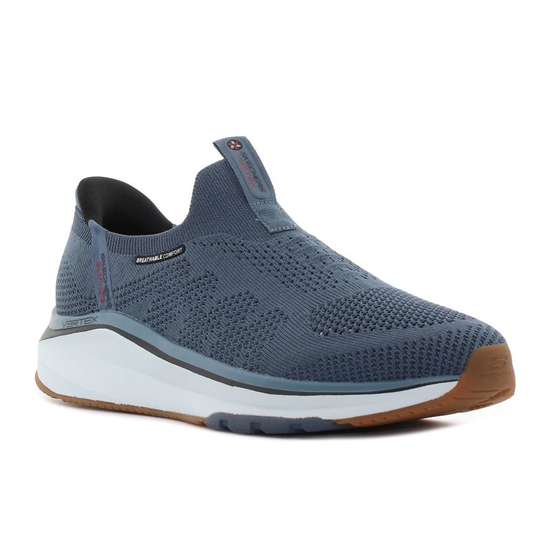 Skechers Slip-Ins - Vertex - Lawsen sötétkék férfi belebújós cipő