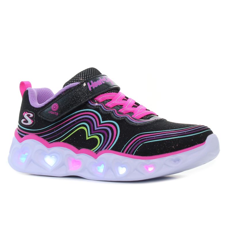 Skechers Heart Lights - Retro Hearts flashing copii pantofi-01