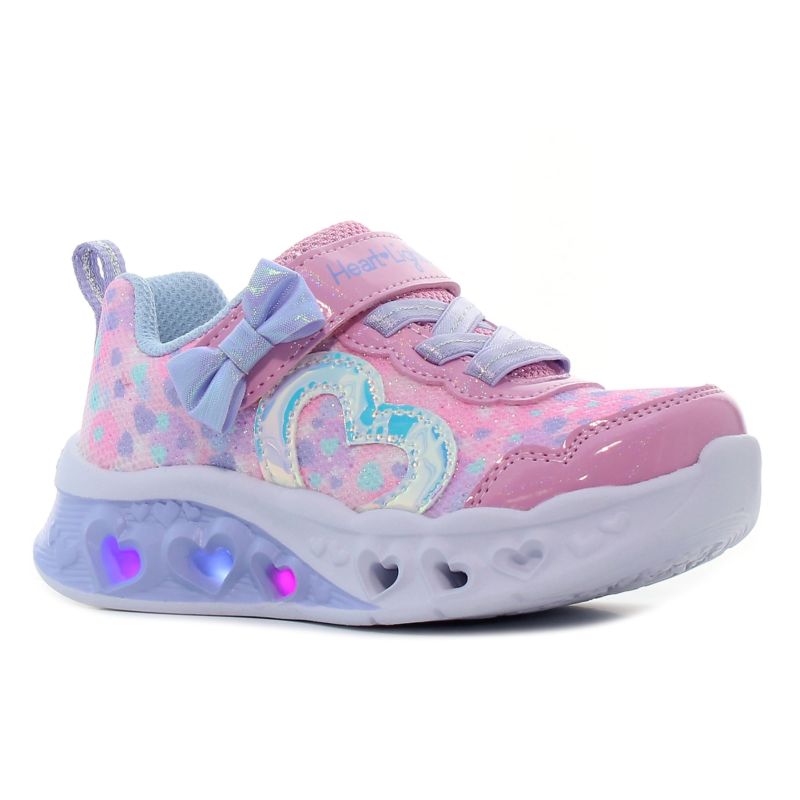 Skechers Flutter Heart Lights - Kind Spirit flashing baby shoes-01