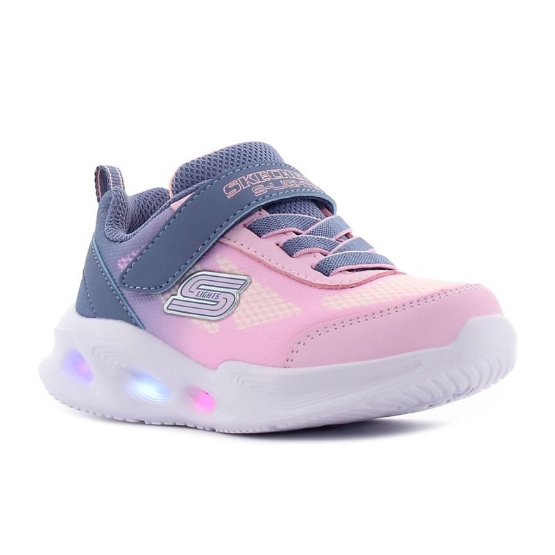 Skechers S-Lights - Sola Glow - Ombre Deluxe flashing baby shoes-01
