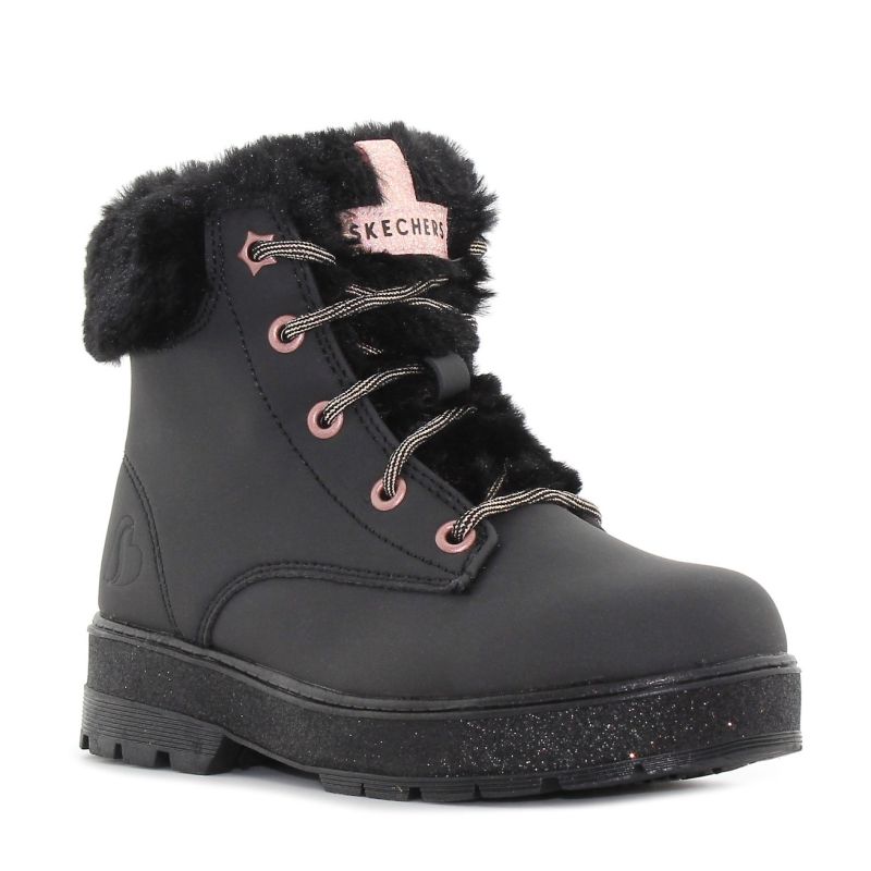 Cizme pentru copii cu căptușeală Skechers Street Glitz-01