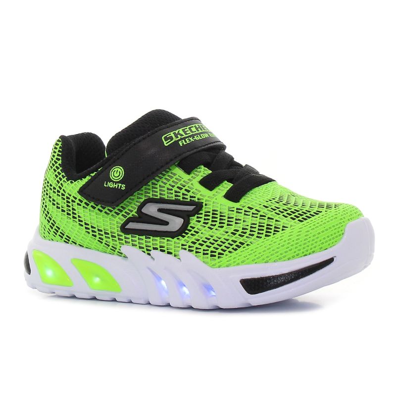 Skechers Flex - Glow Elite - Vorlo flashing baby shoes-01