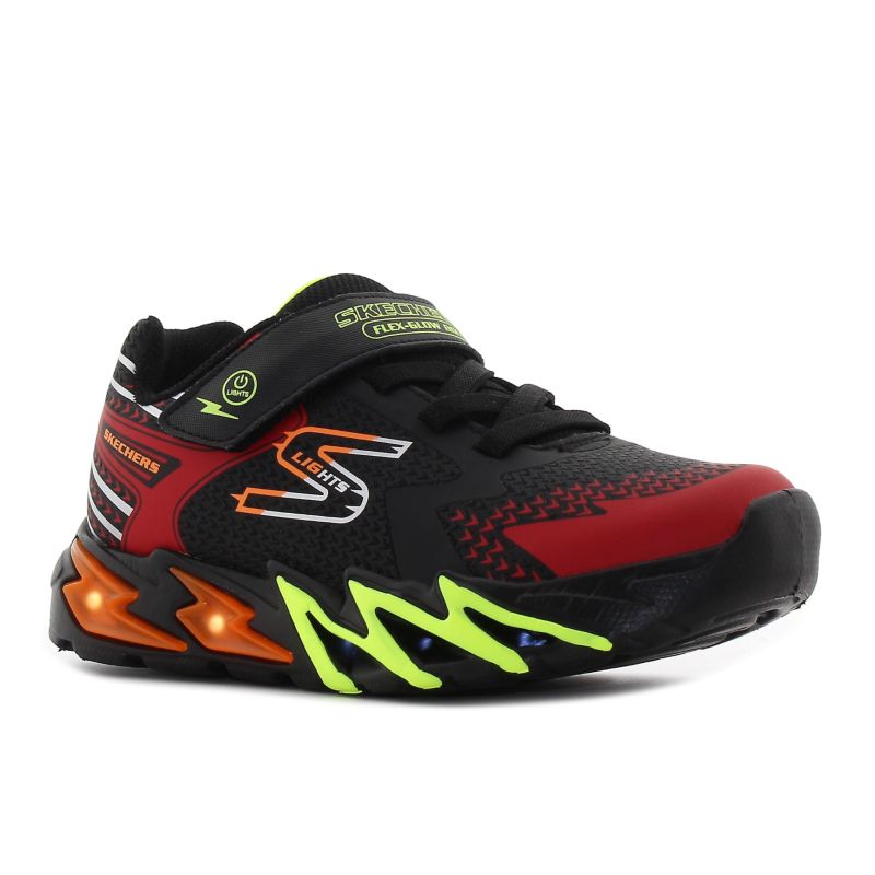 Skechers S-Lights - Flex - Glow Bolt flashing copii pantofi-01