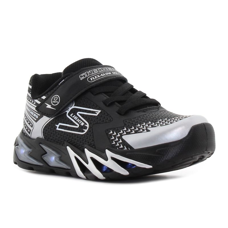 Skechers S-Lights - Flex - Glow Bolt flashing copii pantofi-01