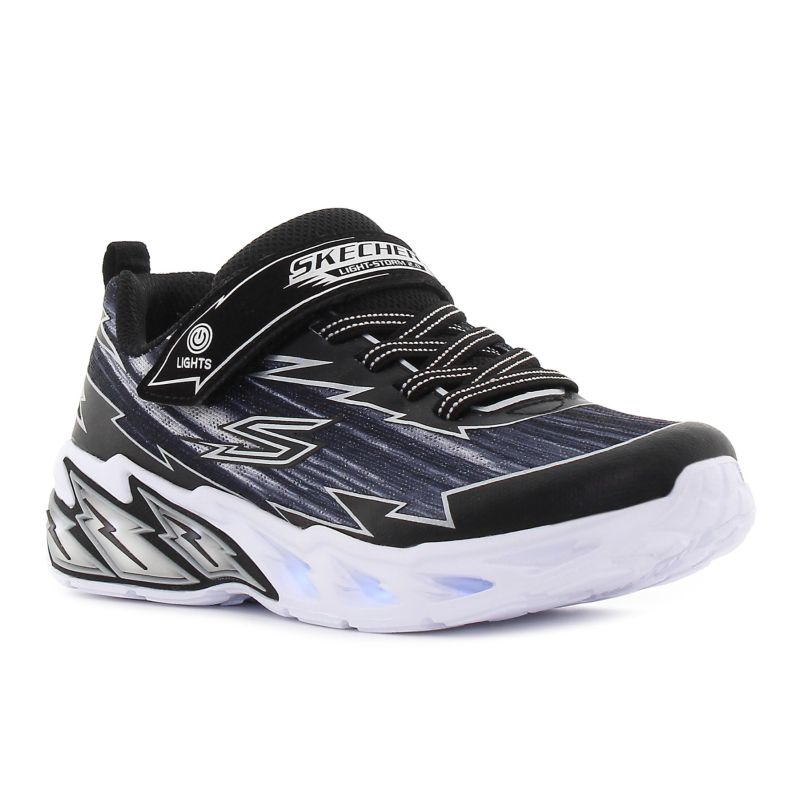 Skechers S-Lights - Light Storm 2.0 - Bolt-Brights Flashing copii pantofi-01