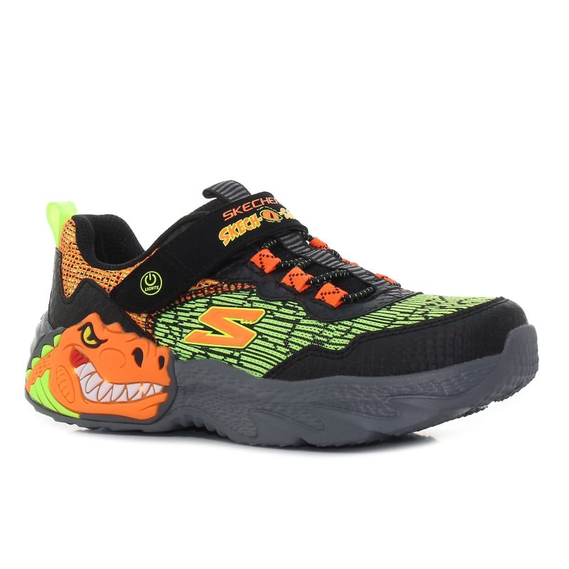 Skechers Dino - Lumini intermitente pantofi pentru copii-01