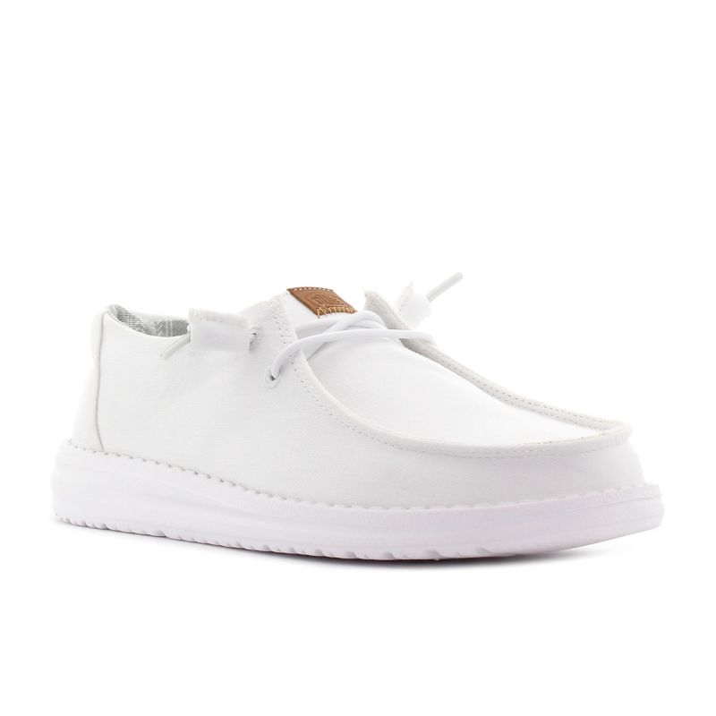 Hey Dude - Wally Stretch Canvas mocasini pentru femei și pantofi de navigatie-01