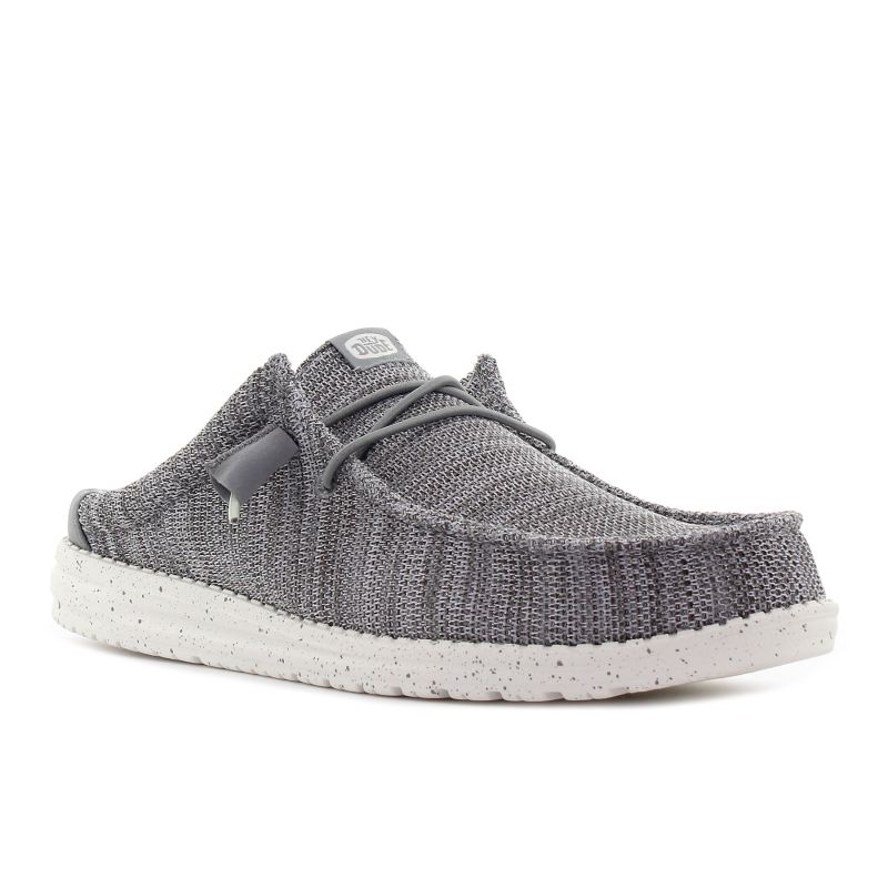 Hey Dude - Wally Slip Stretch Sox szürke férfi papucs