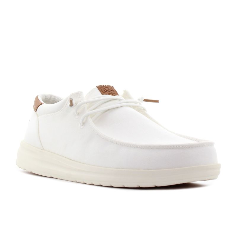 Hey Dude - Paul Canvas fehér férfi mokaszin