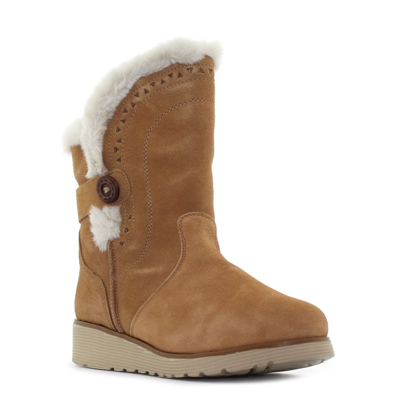 Skechers Keepsakes Wedge - Cozy Peak căptușit cizme pentru femei-01