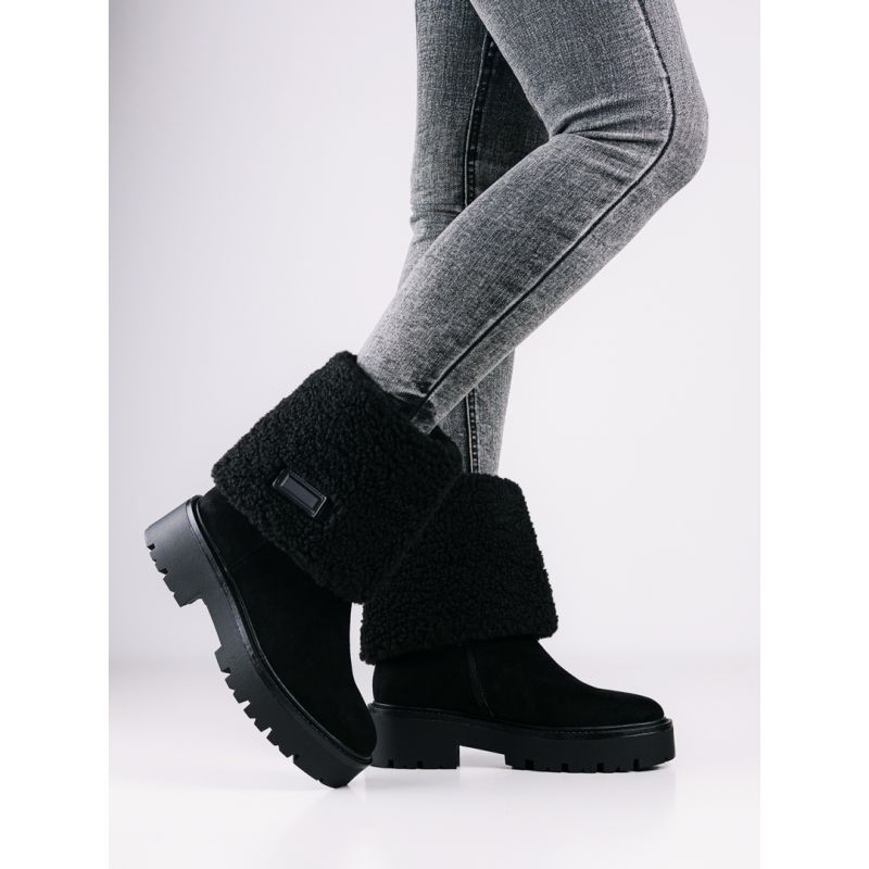 Monogrant - Botine pentru femei Violet-01