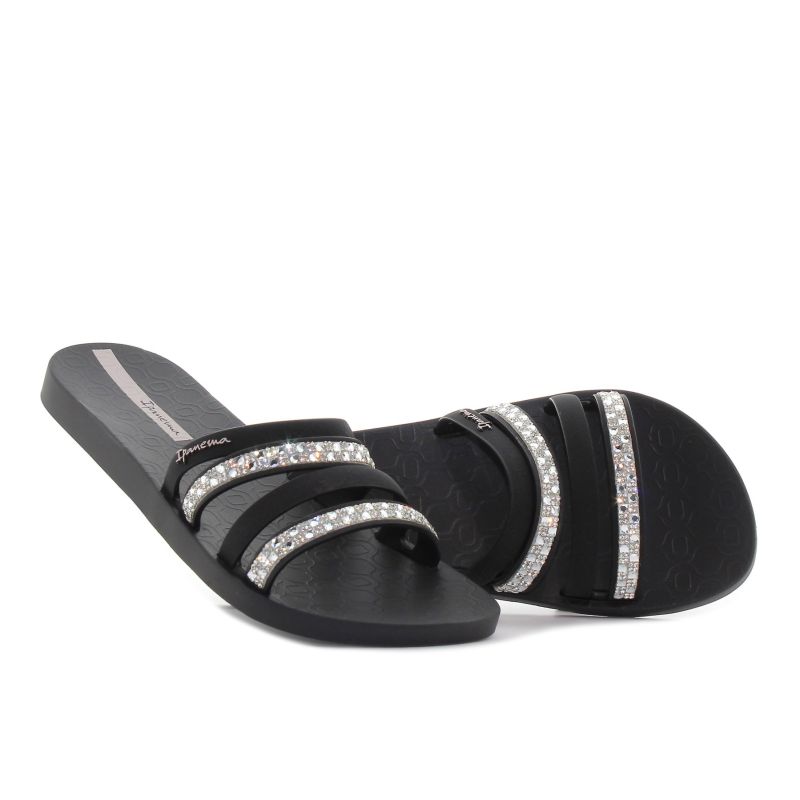 Ipanema Chic Slide fekete női papucs
