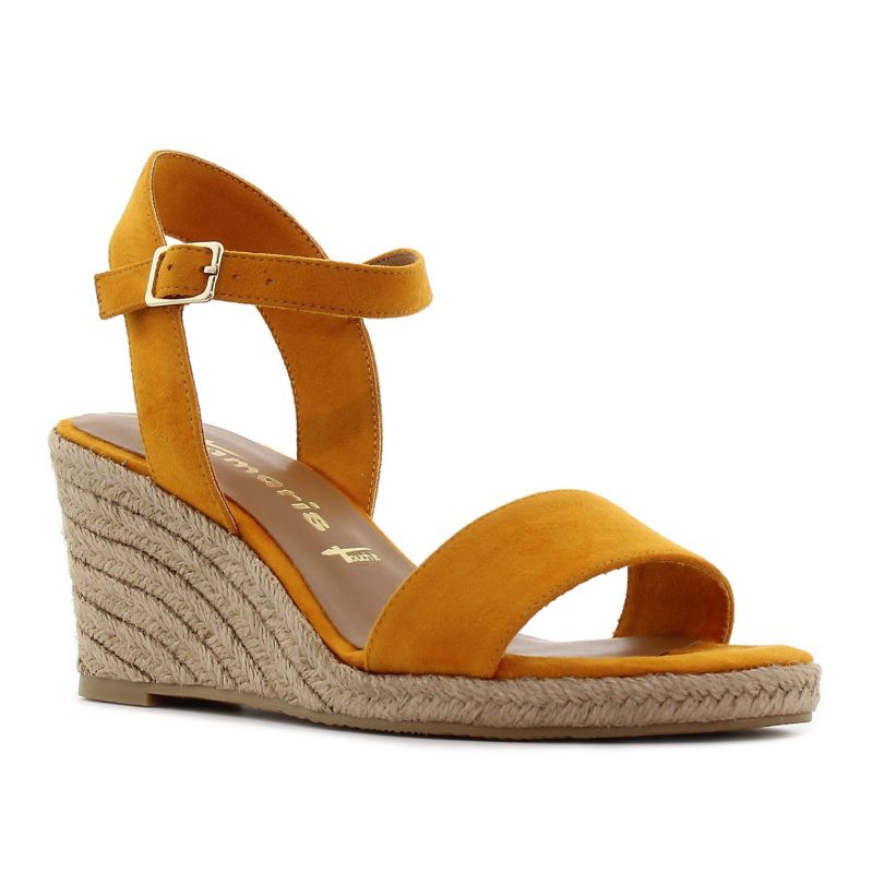 Tamaris mango sandale cu pene pentru femei-01