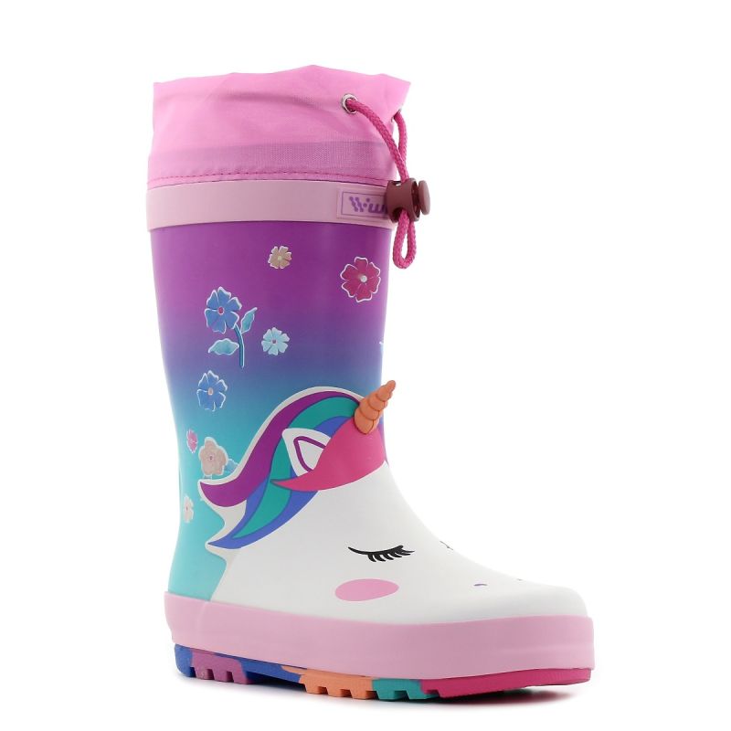 Wink - Aqqo - Unicorn rózsaszín gyerek gumicsizma