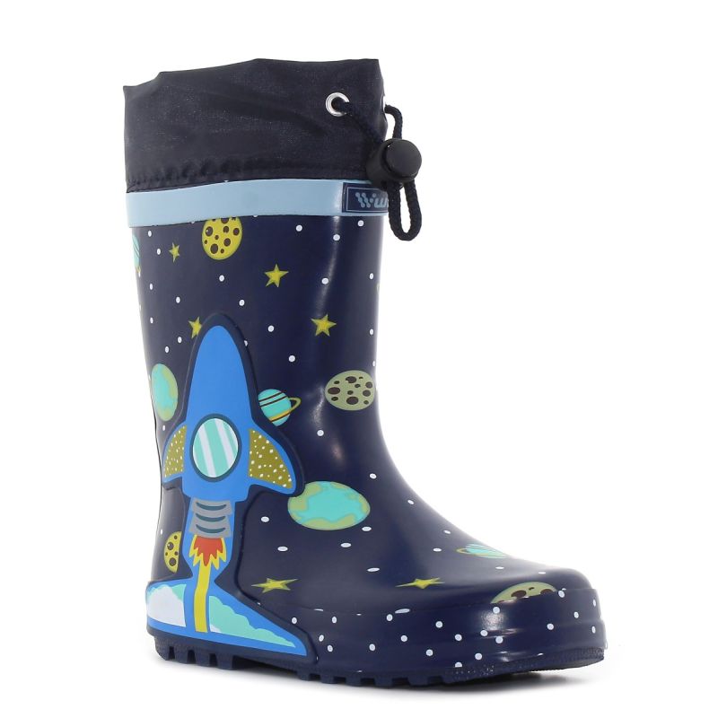 Wink - Aqqo - Starship sötétkék baba gumicsizma